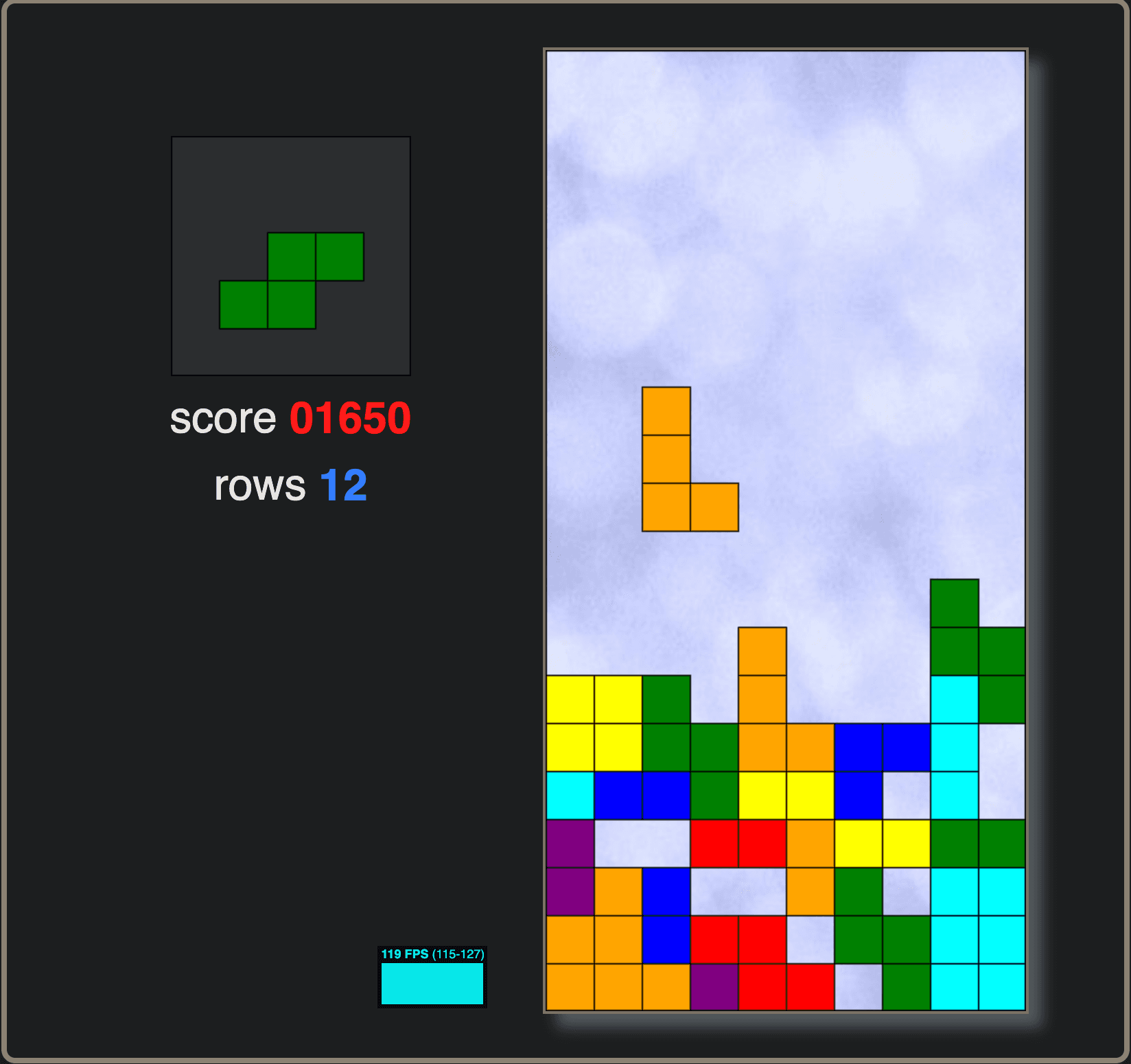 Classic Tetris with Leaderboard